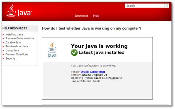 Java 7 Static Install