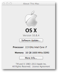 Fig.01 OS X version