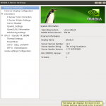 Linux NVIDIA X Server Settings