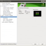 Find Linux NVIDIA X Server Settings GPU Temperature