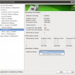 Linux NVIDIA X Server Settings Control Various GPU Settings