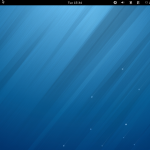 Fig.01: Fedora Linux 18 Default Desktop Screenshot