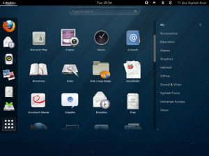 Fedora Gnome Applications