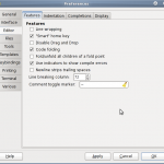Editor features