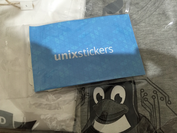 Swag from Unixstickers