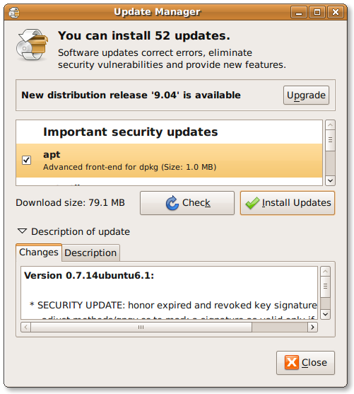 Ubuntu Update Manager Ubuntu Update Manager