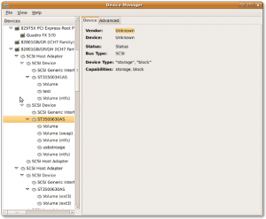 Fig.01: Ubuntu Linux Device Manager