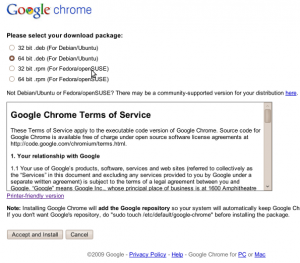Fig.01: Please select your download package format