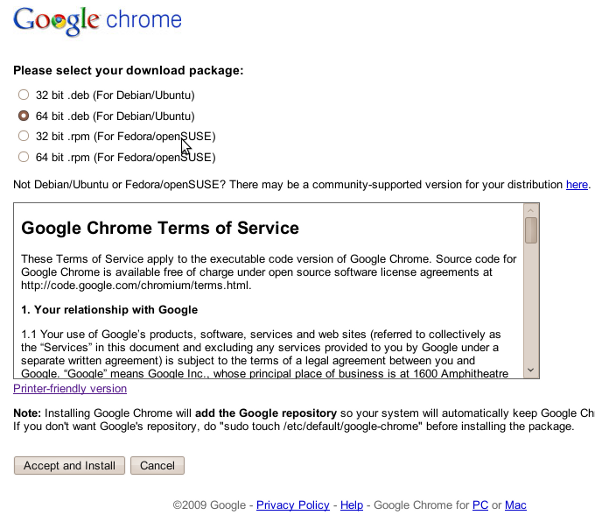 Linux Install Google Chrome Browser [ Ubuntu, Suse, Debian ...