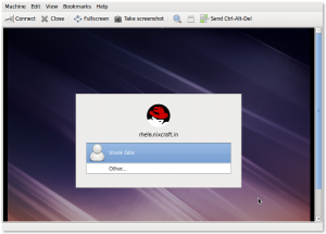 Fig.02: VNC in action and more secure using SSH