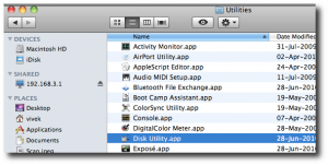 Fig.04: Starting Disk Utility
