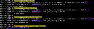 Fig.02: Sample shell script session (click to enlarge)