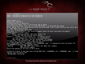 BackTrack Linux 5 64bits Vmware Workstation Installation