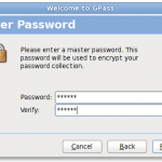 Fig.02: Setup a master password