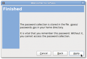 Fig.03: Passwords are stored in ~/.gpass/