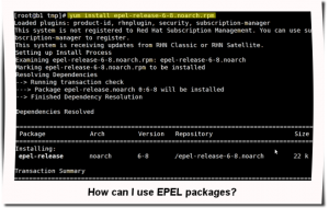 Fig.01: HowTo: Enable EPEL Repository on CentOS/RHEL/SL/Fedora Linux