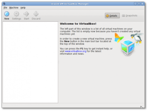 Fig.01:  Oracle VM VirtualBox in action