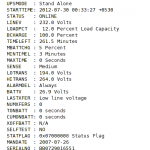 Fig.07: APC UPS status