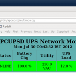 Fig.05: Linux / Unix: Web interface for APC Ups Monitoring