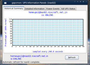 Fig.01: gapcmon: Information Panels