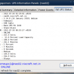 Fig.04: Apc ups full status report