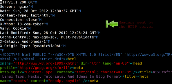 Unix / Linux: Wget Save The Http Headers Command