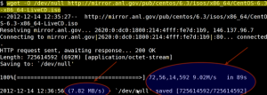 Fig.02: wget command in action