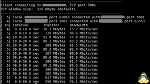 Fig.04: iperf client in action