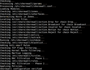 Fig.03: Checking firewall configuration for error