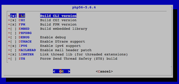 Fig.05: Build PHP using ports collection