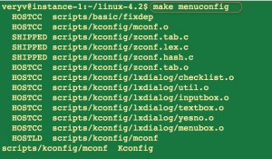 Fig.04: Starting menuconfig