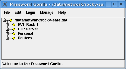 Password Gorilla - personal password manager