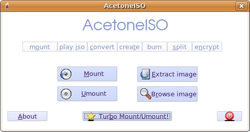 AcetoneISO - extract, browse ISO and other CD/DVD formats under Linux