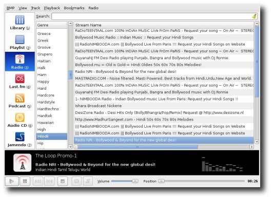 BMPx Linux / UNIX Audio Player