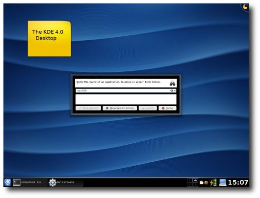 KDE 4 Desktop