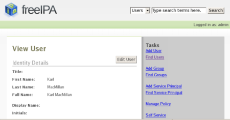 freeIPA under Fedora Linux