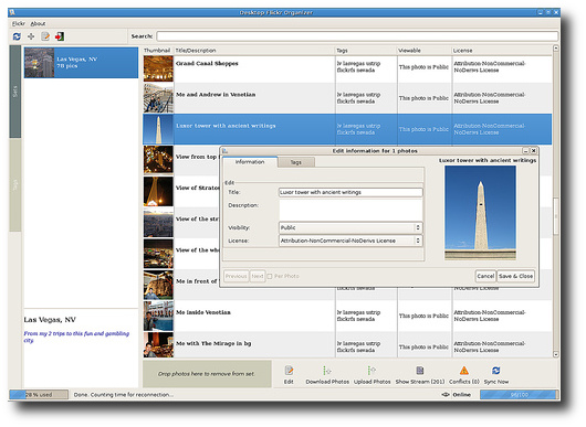 Flikerfs - Linux dfo (Desktop Organizer)