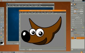 GIMP 2.6 running on Linux Fig.01: GIMP 2.6 running on Linux (credit GIMP project)