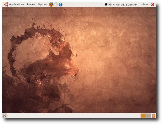 Ubuntu 8.10 Desktop Ubuntu 8.10 Desktop