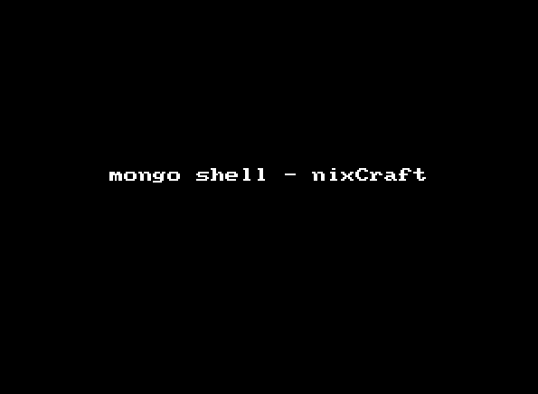 Animated gif 01:  Connect a mongo shell to the instance with any sort of authentication 