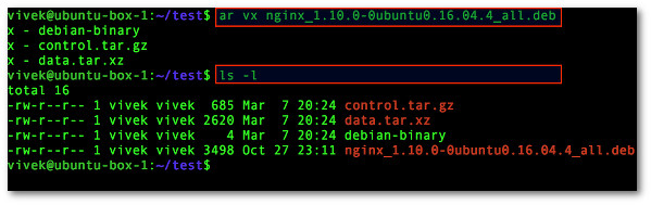 how deb file extract it extract opening How to file without on .deb Debian or a